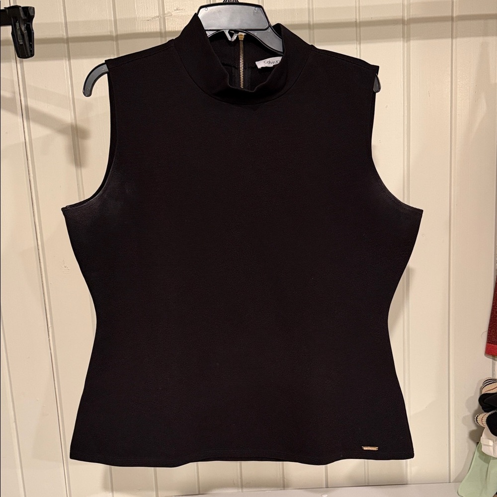 Calvin Klein Balck Sleeveless Top